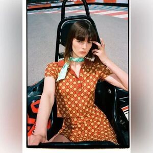 ZARA GEOMETRIC‎ PRINT SKIRT